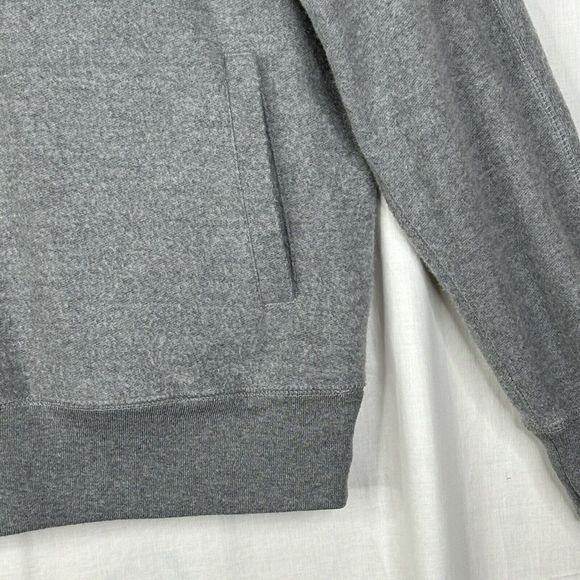 Chaps Sweater Mens Large Gray Black Stripe 1/4 Button Neck Pockets‎ Sweatshirt - Picture 8 of 16